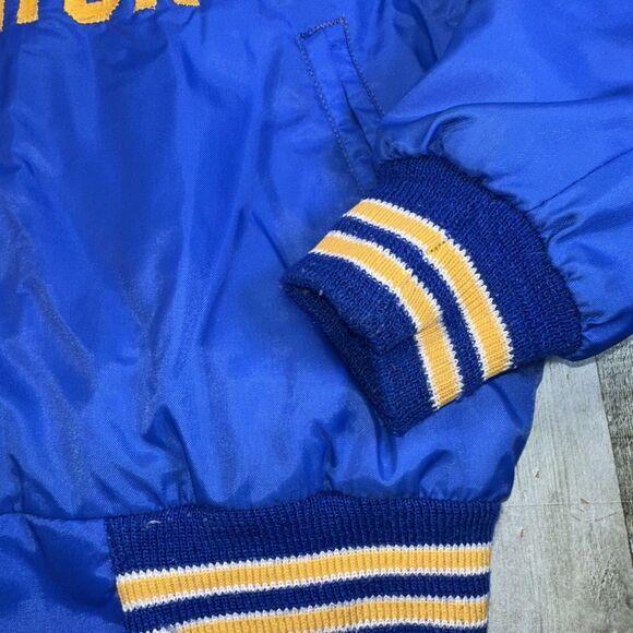 Men’s Vintage 1970S Baseball Jacket Westwind Size Large Blue Raiders - Picture 5 of 13